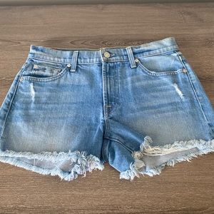 7 For All Mankind Denim Cut Off Shorts